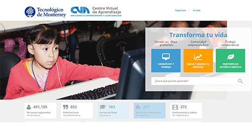 Centro Virtual de Aprendizaje Iniciativa de Inclusión Digital Tec de Monterrey