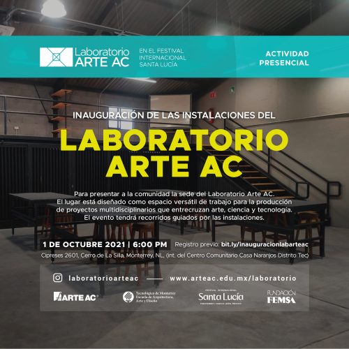 Laboratorio Arte AC invita a la inauguración de este espacio.