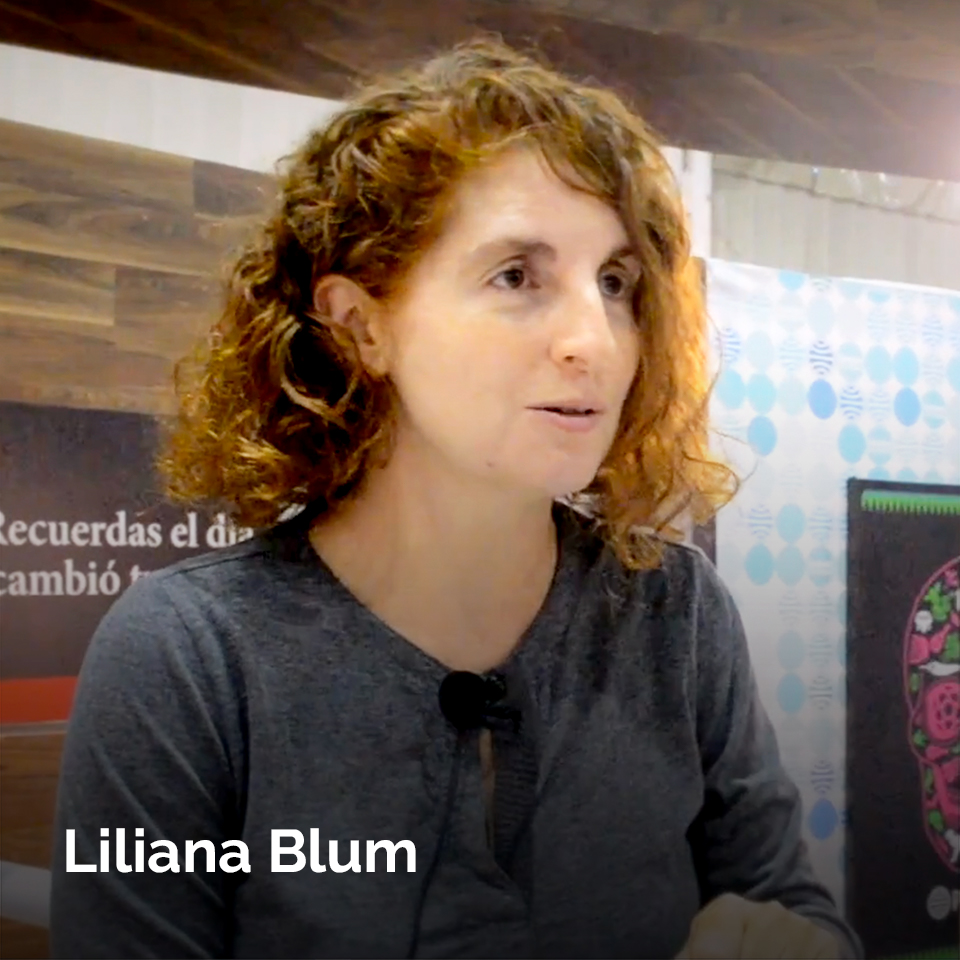Liliana Blum at the 2017 Monterrey International Bookfair