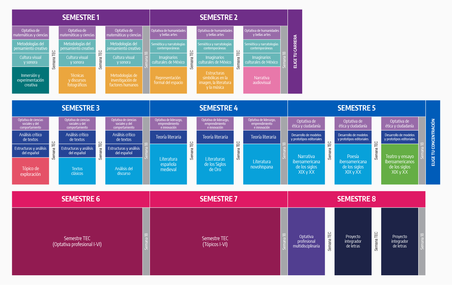 Plan de estudios LLE