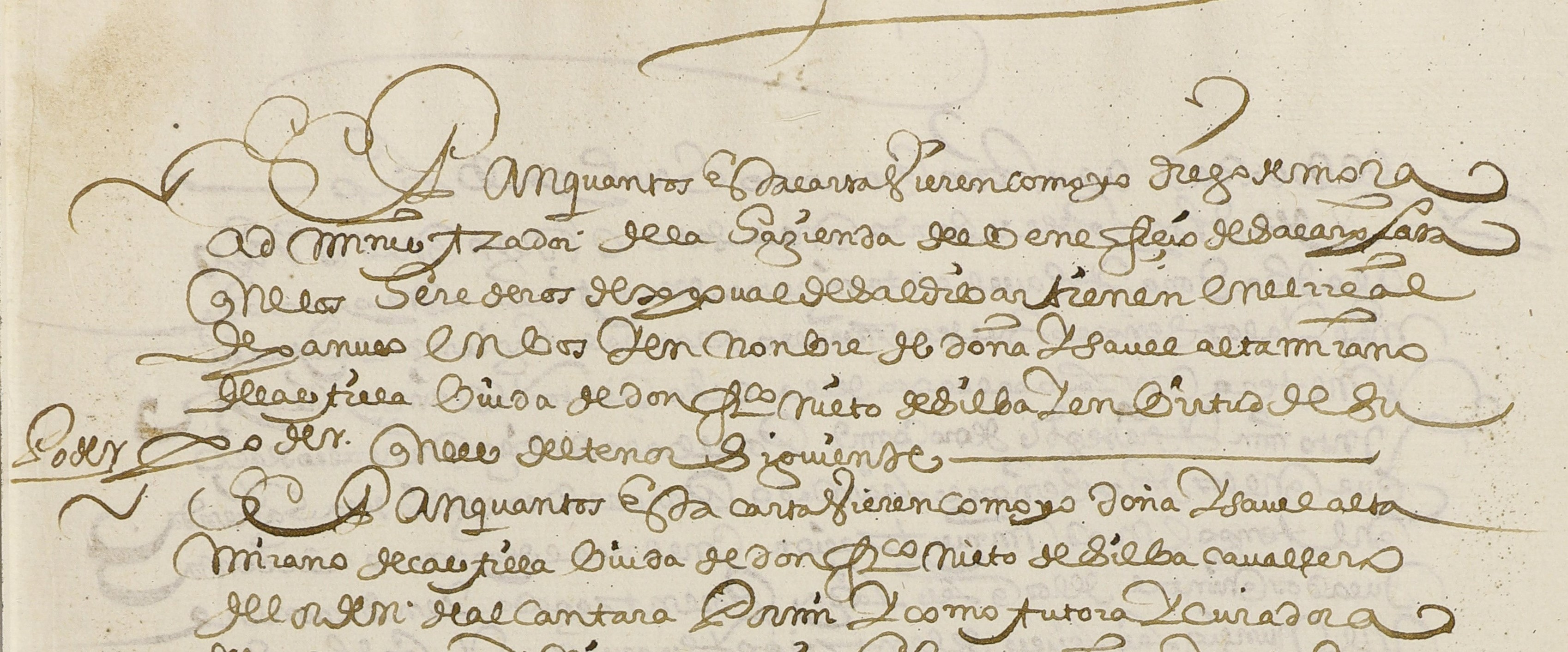 Royal Treasury against Doña Isabel de Castilla Altamirano for 827 pesos 1 tomín 7 grains worth 10 quintals of quicksilver