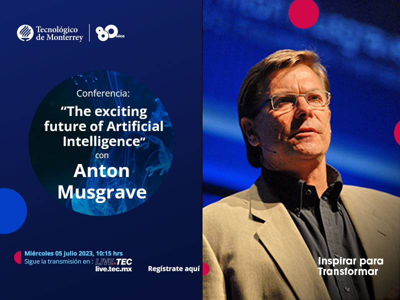 Conferencia “The exciting future of Artificial Intelligence” con Anton Musgrave