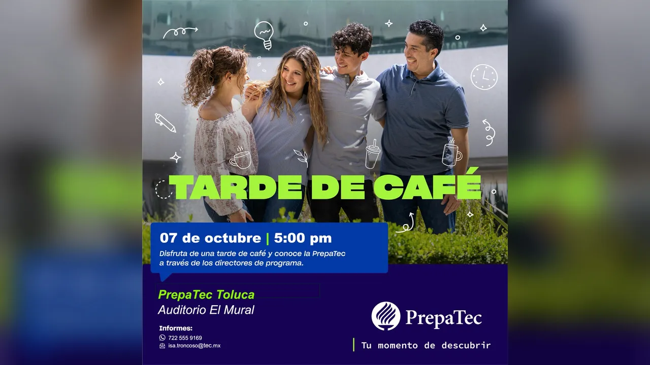 Tarde de Café Prepa Toluca Octubre