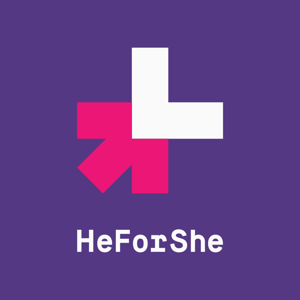 Logotipo del movimiento He For She del Tec de Monterrey en Igualdad de Género y Diversidad e Inclusión