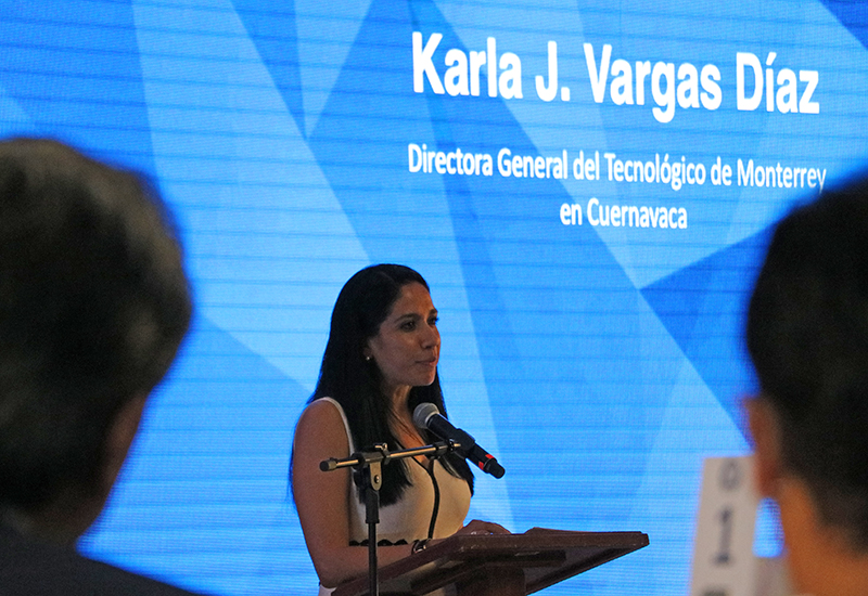Karla Vargas, Directora General del Tec en Cuernavaca.