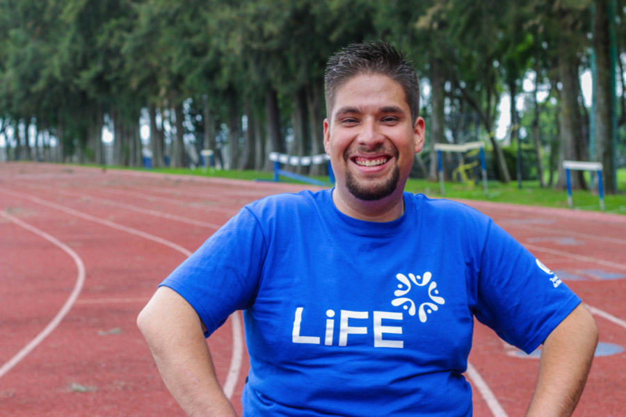Daniel Ramírez, instructor de atletismo.