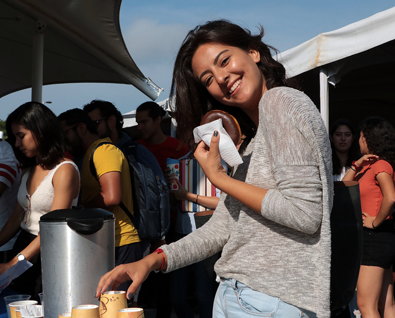 Donas y café una tradición del campus Cuernavaca