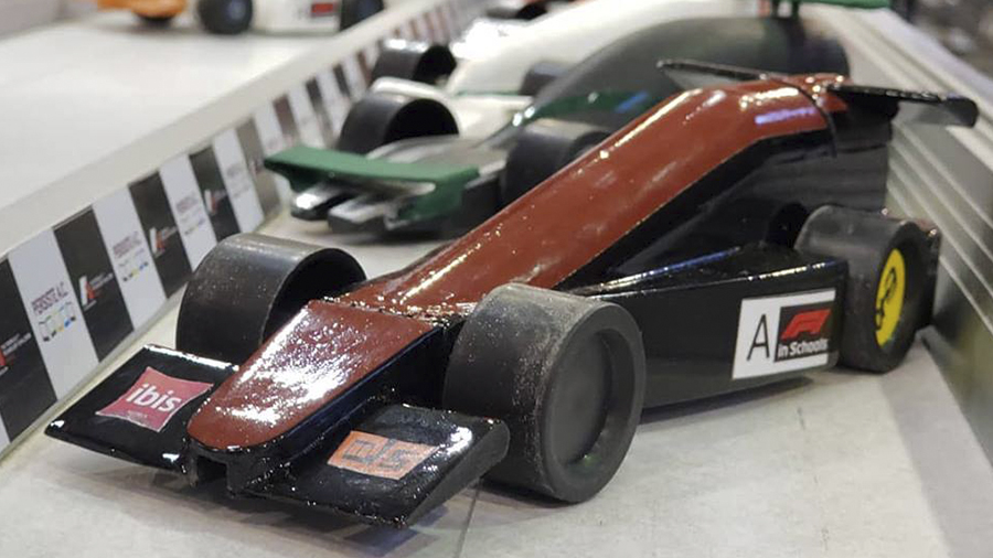 Carro en miniatura para formula1