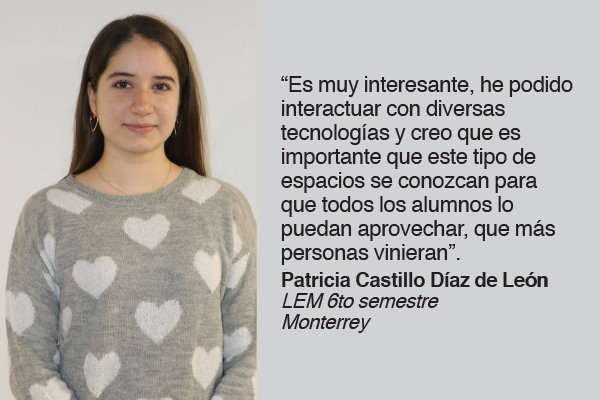 Patricia Díaz (LEM, 6° semestre)