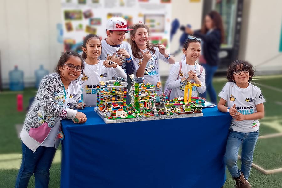 Presentación, First LEGO League Junior, Super LEGO Morelia, niños participantes.