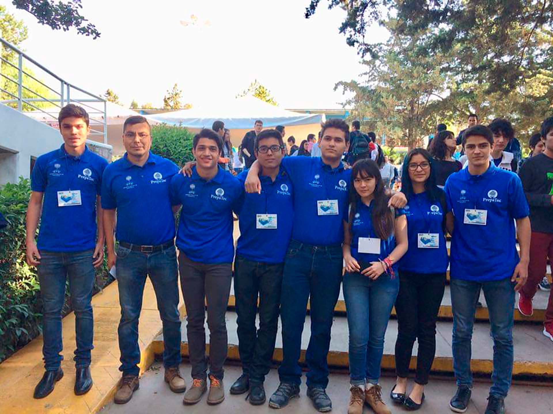Equipo de matemáticas de campus Zacatecas, en su pasada participación en la Olimpiada Mexicana de Matemáticas.