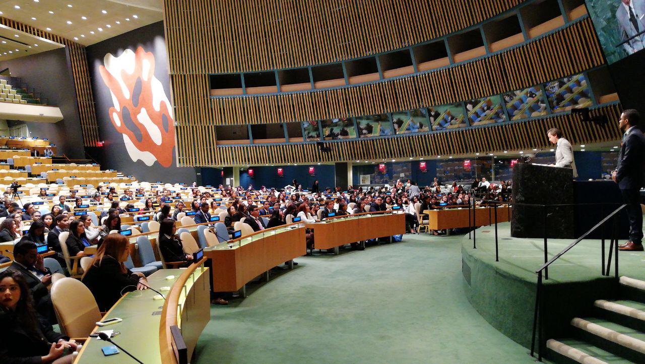 Juan Pablo representa a México en la ONU