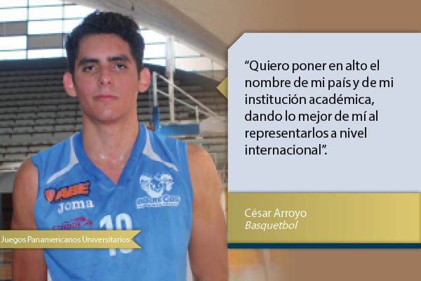 César Arroyo, deportista del Campus Monterrey