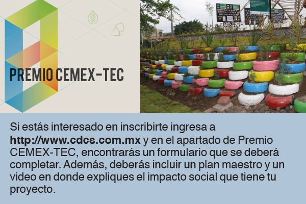 Premio CEMEX TEC 2018