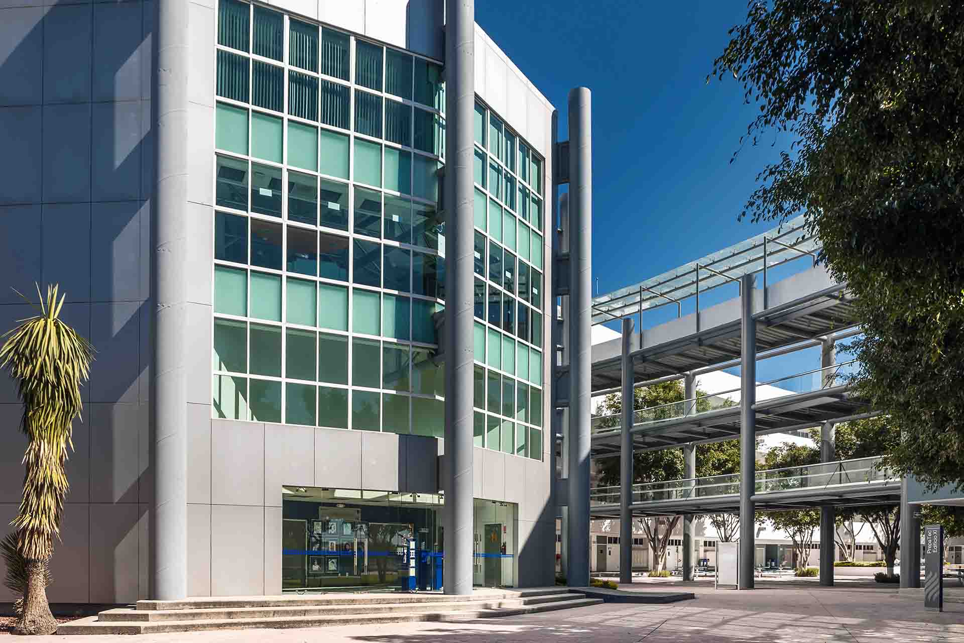 Biblioteca de la Preparatoria del Tec De Monterrey campus Querétaro una de las mejores universidades de Querétaro