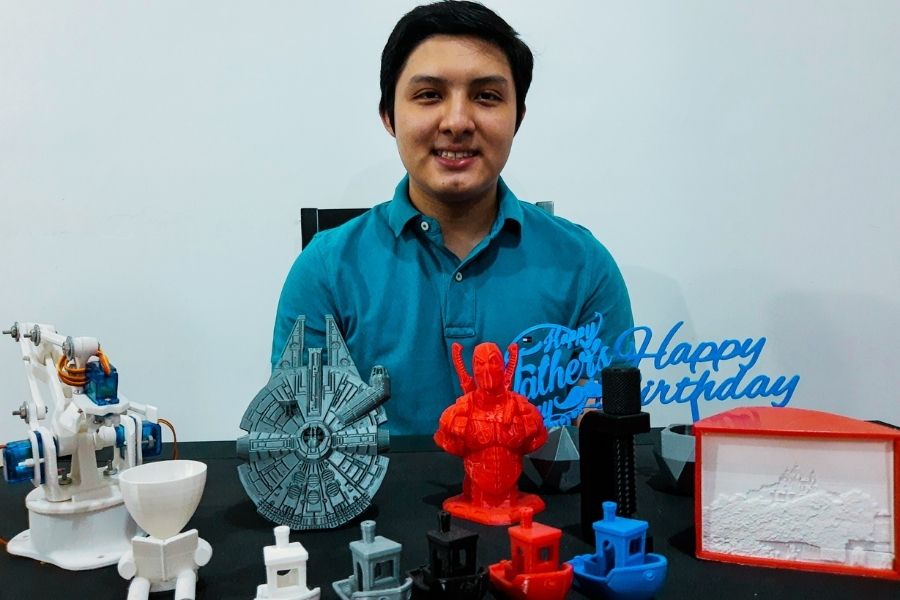 Productos que Fabio ha diseñado con la impresión 3D 