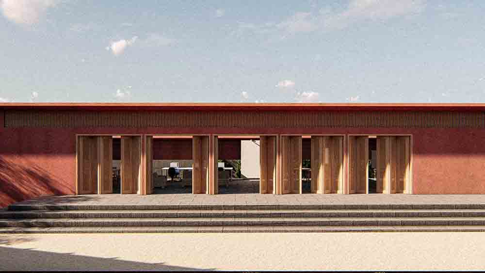 Render de Sacbe, un proyecto de alumna de arquitectura del Tecnológico de Monterrey Campus Querétaro