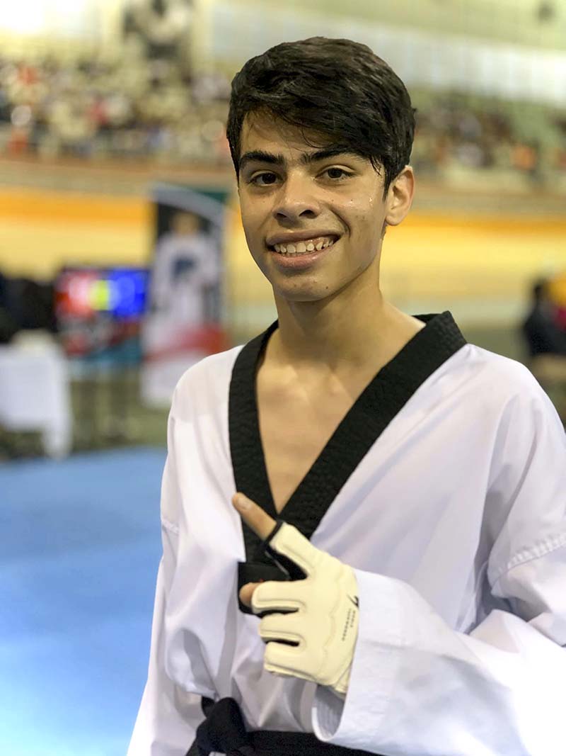 Rolando Lira en nacional de taekwondo