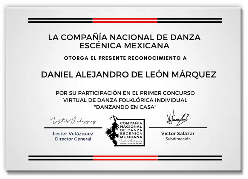 Diploma Dabiel de León