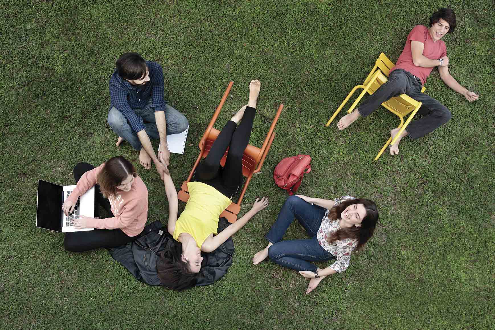 Alumnos en la universidad Tec de monterrey en Estado de México