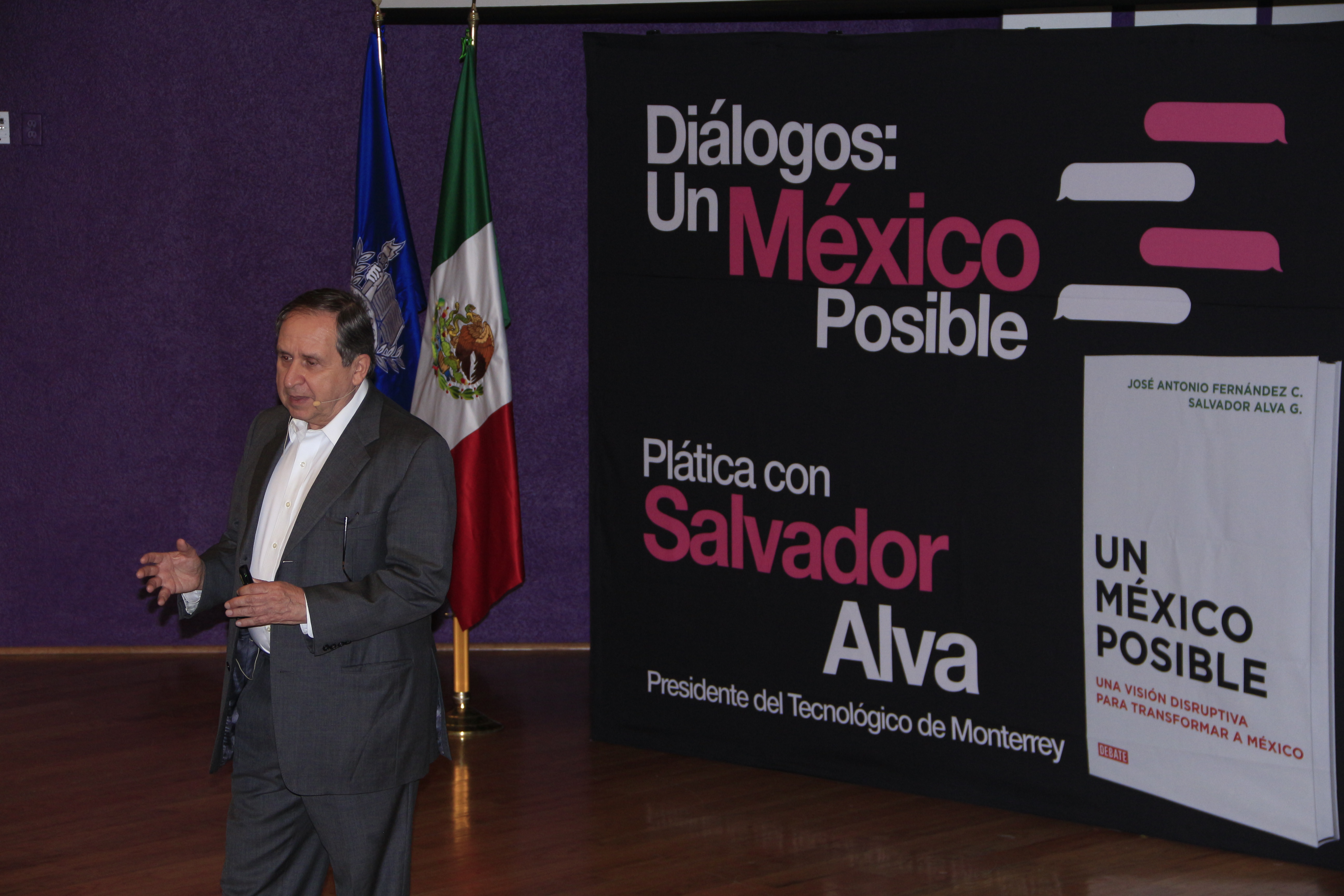 Salvador Alva, en la presentación del libro ´Un México Posible´