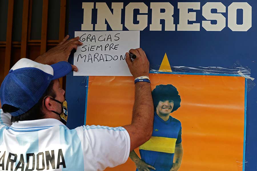 aficionado de Maradona