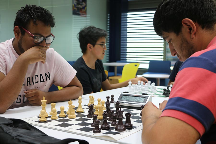 Jugadores de ajedrez campus SLP