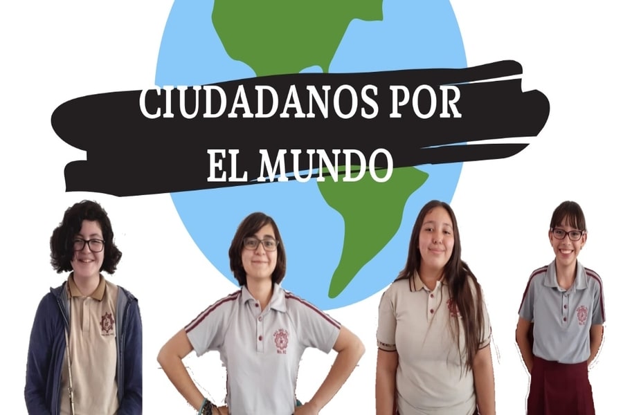 Alumnos del taller que imparte Mario "Ciudadanos por el Mundo"