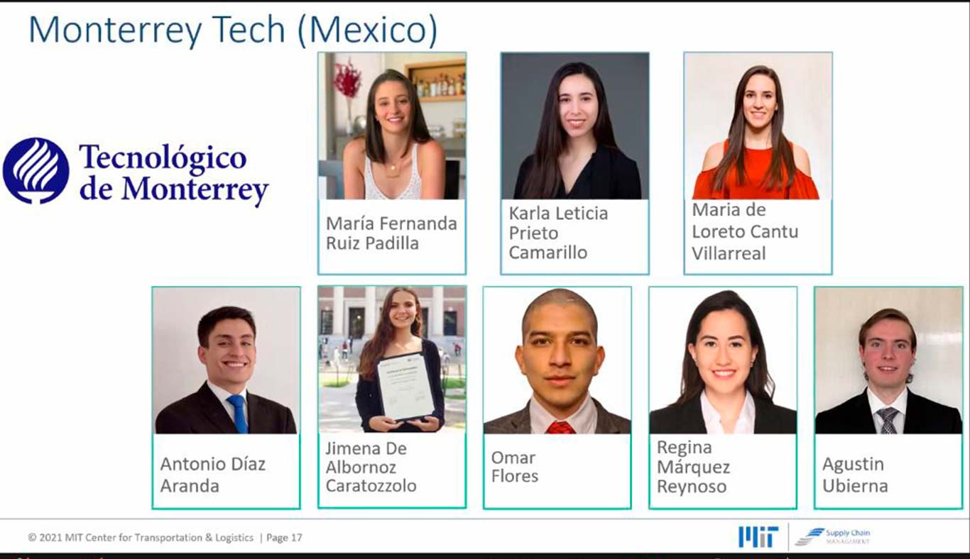 Ganadores del Tec de Monterrey en el MIT Supply Chain | Cortesía: Antonio Díaz 