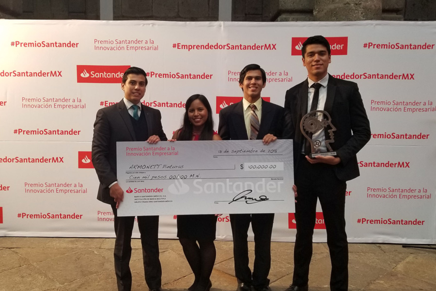 El equipo Armonett Pinturas ganó 100 mil pesos del Premio Santander.