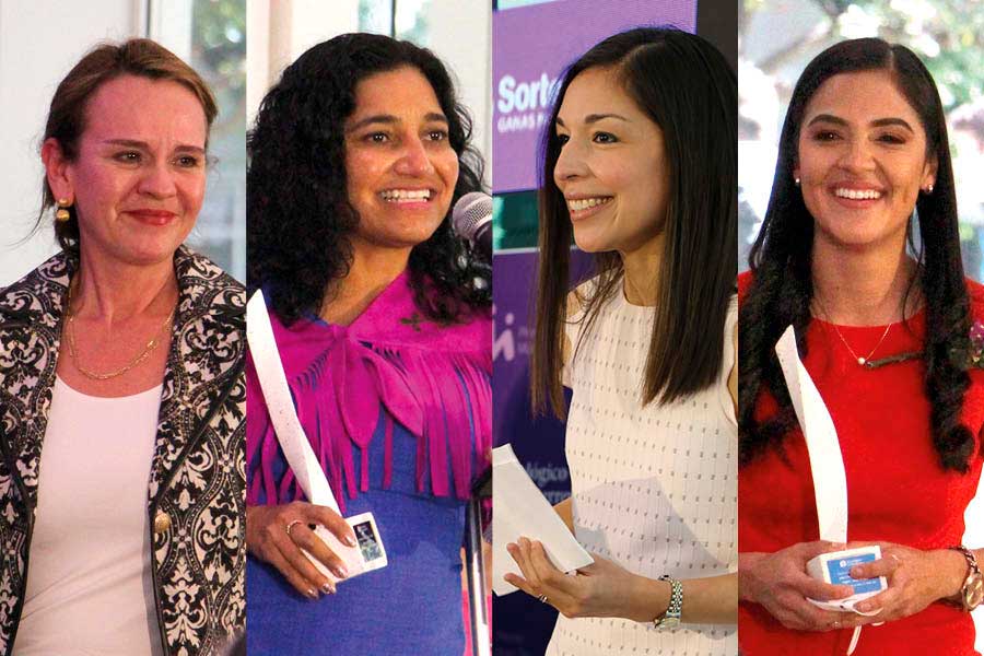Sara Lozano, Halia Valladares, Migdalia van der Hoven y Cristina Ferral son ganadores del Premio Mujer Tec.  