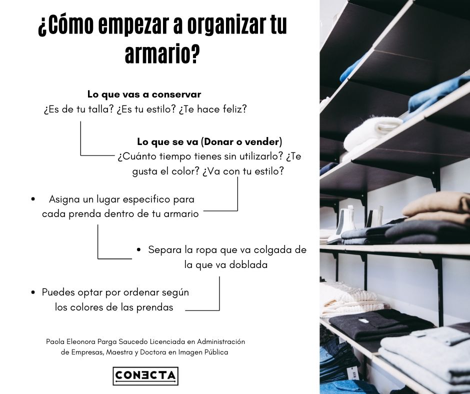 Organiza y optimiza tu armario según la doctora Paola Parga 