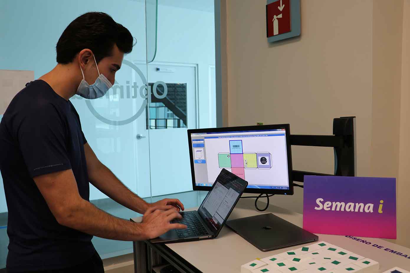 Alumnos del Tec Guadalajara crearon una simulación de cadena de suministro en la Semana de Innovación.