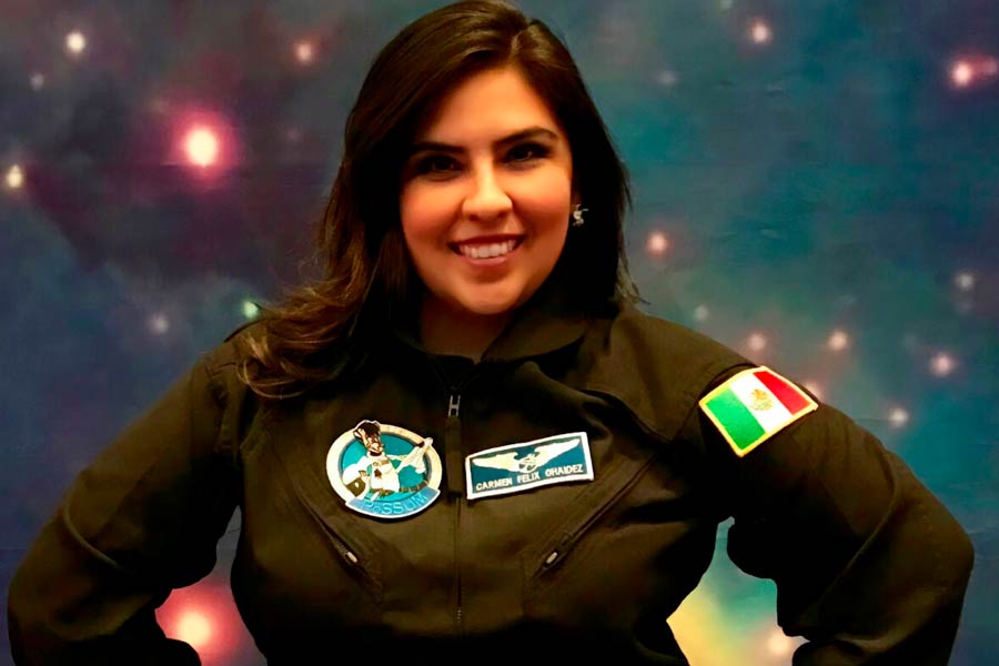Carmen Félix, panel mujeres en el espacio