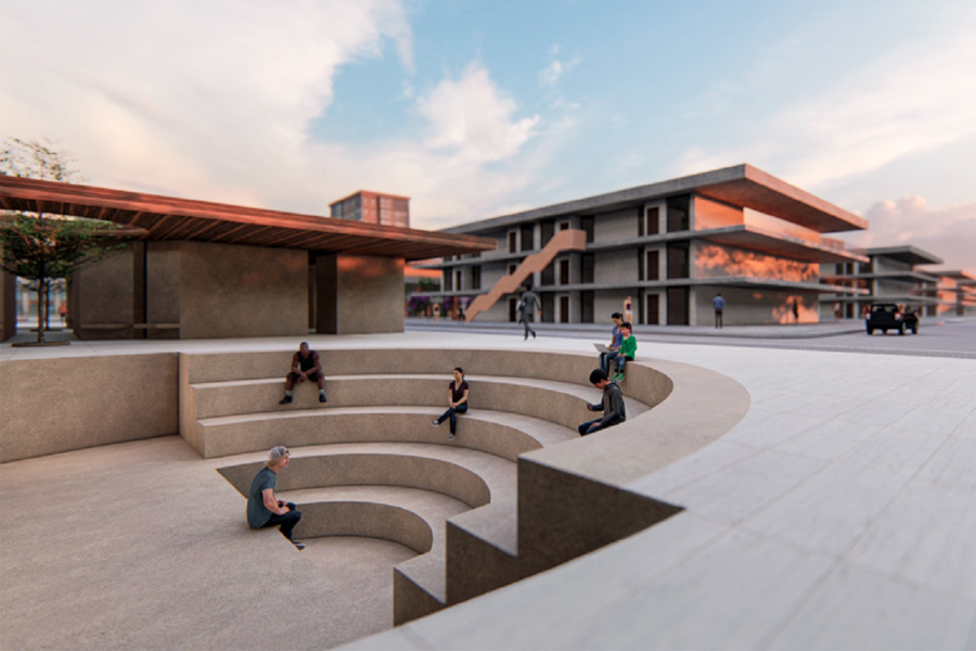 Proyecto realizado por alumnos de arquitectura de campus León