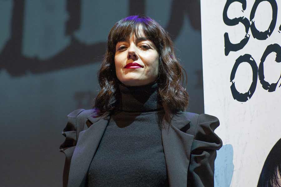 Cecilia Suárez, actriz, dio un taller a estudiantes del Tec de Monterrey.