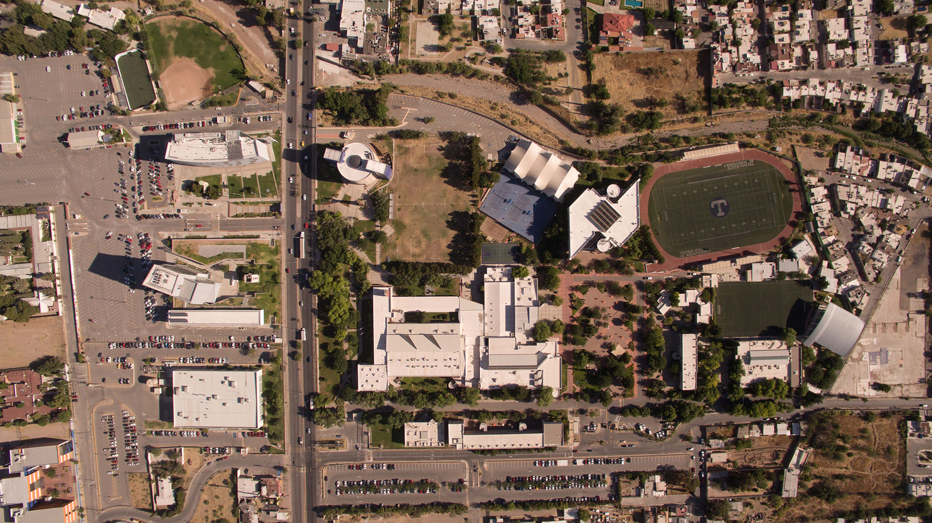 Campus Chihuahua Vista Dron
