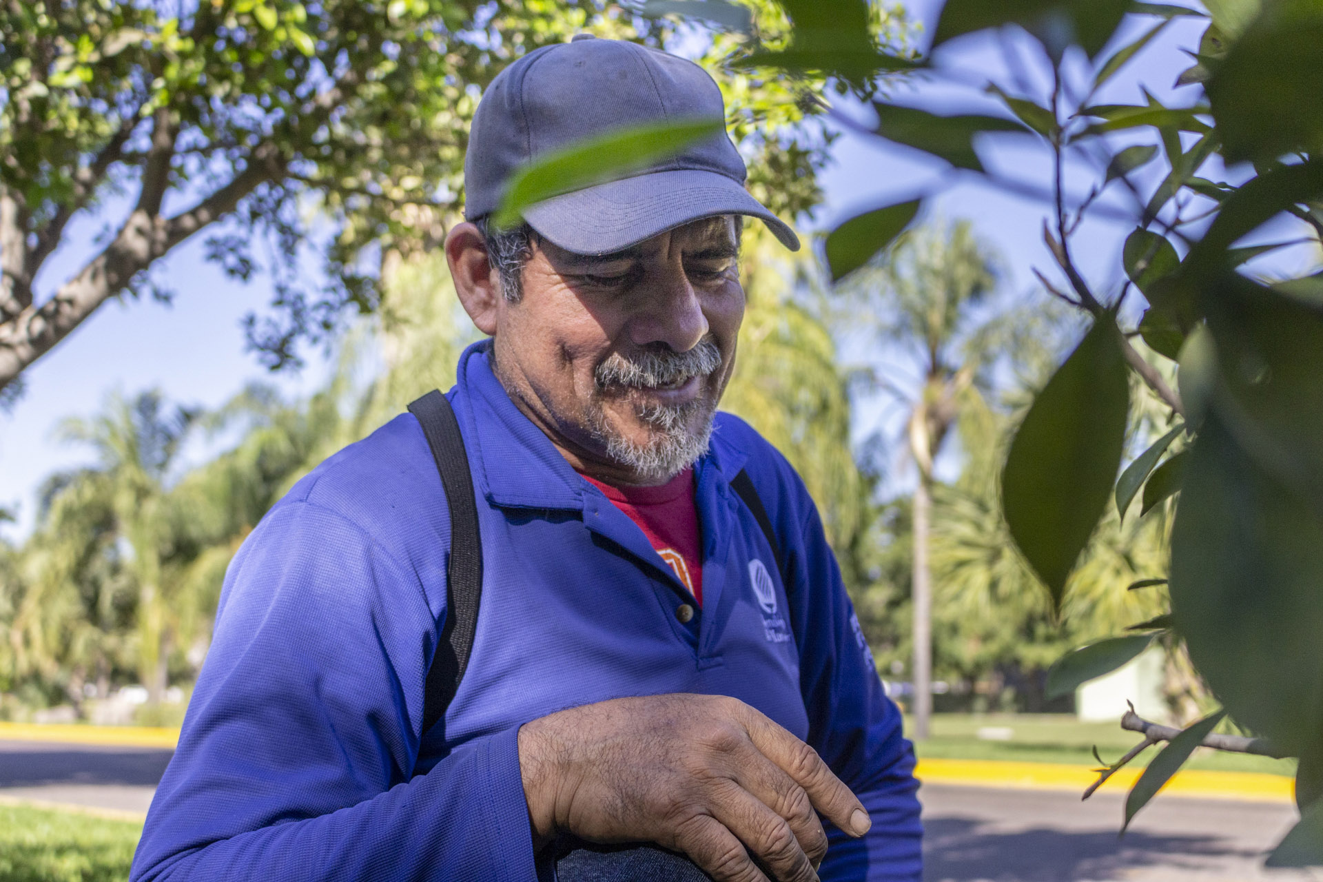 Diego, jardinero del Tec de Monterrey