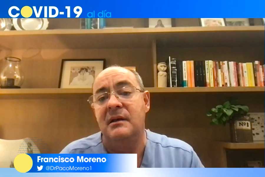 Francisco Moreno señaló que en los jóvenes hay un problema de obesidad que impacta en los pacientes de COVID-19 en México.