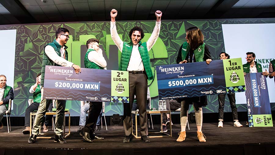 David obtuvo el segundo lugar en Heineken Green Challenge
