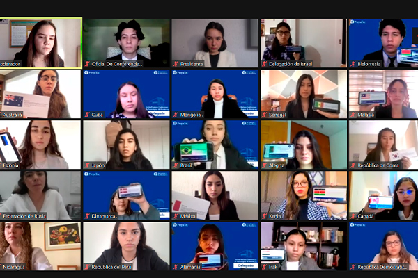 Estudiantes de PrepaTec Cuernavaca realizan modelo de la ONU UNCTEC internacional