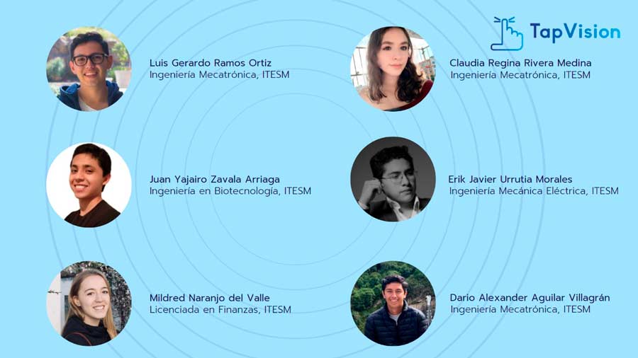 Los cofundadores de TapVision son de los campus San Luis Potosí y Estado de México.
