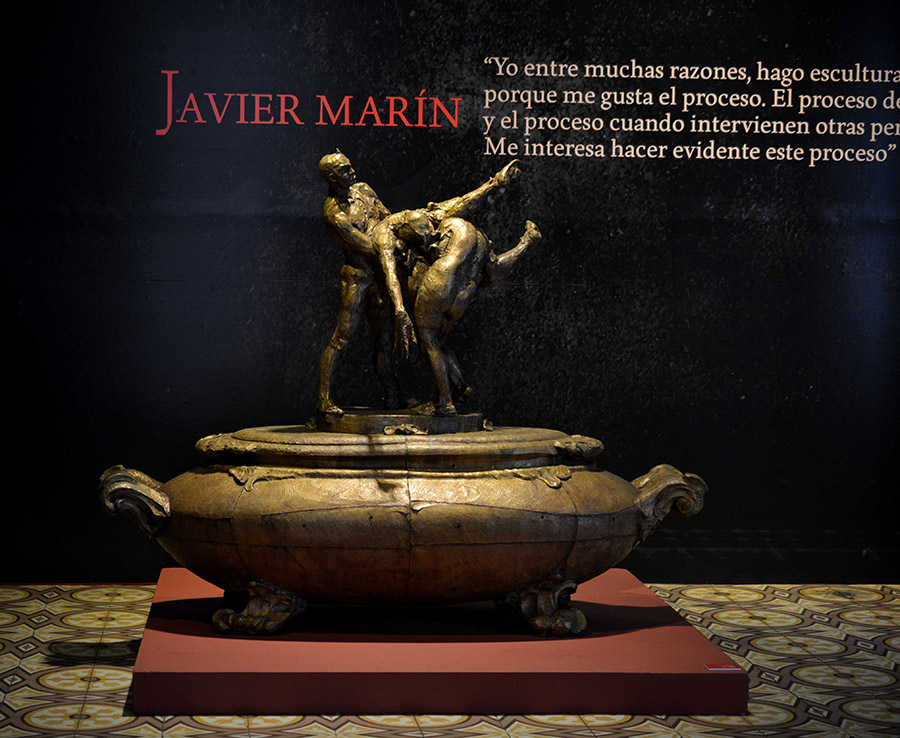 Javier Marín es un reconocido artista de talla internacional
