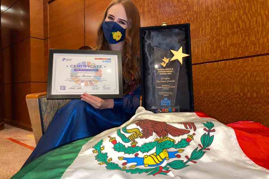 Es la primera habitante de México en ganar este premio