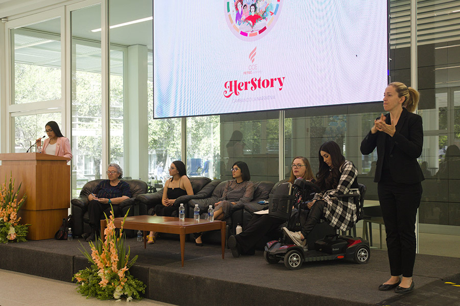 Herstory evento organizado por Girl Up, Tec de Monterrey, campus Monterrey