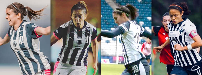 Daniela Solís, Desirée Monsiváis, Mariana Cadena y Rebeca Bernal son las rayadas EXATEC que disputarán la final de Liga MX Femenil.