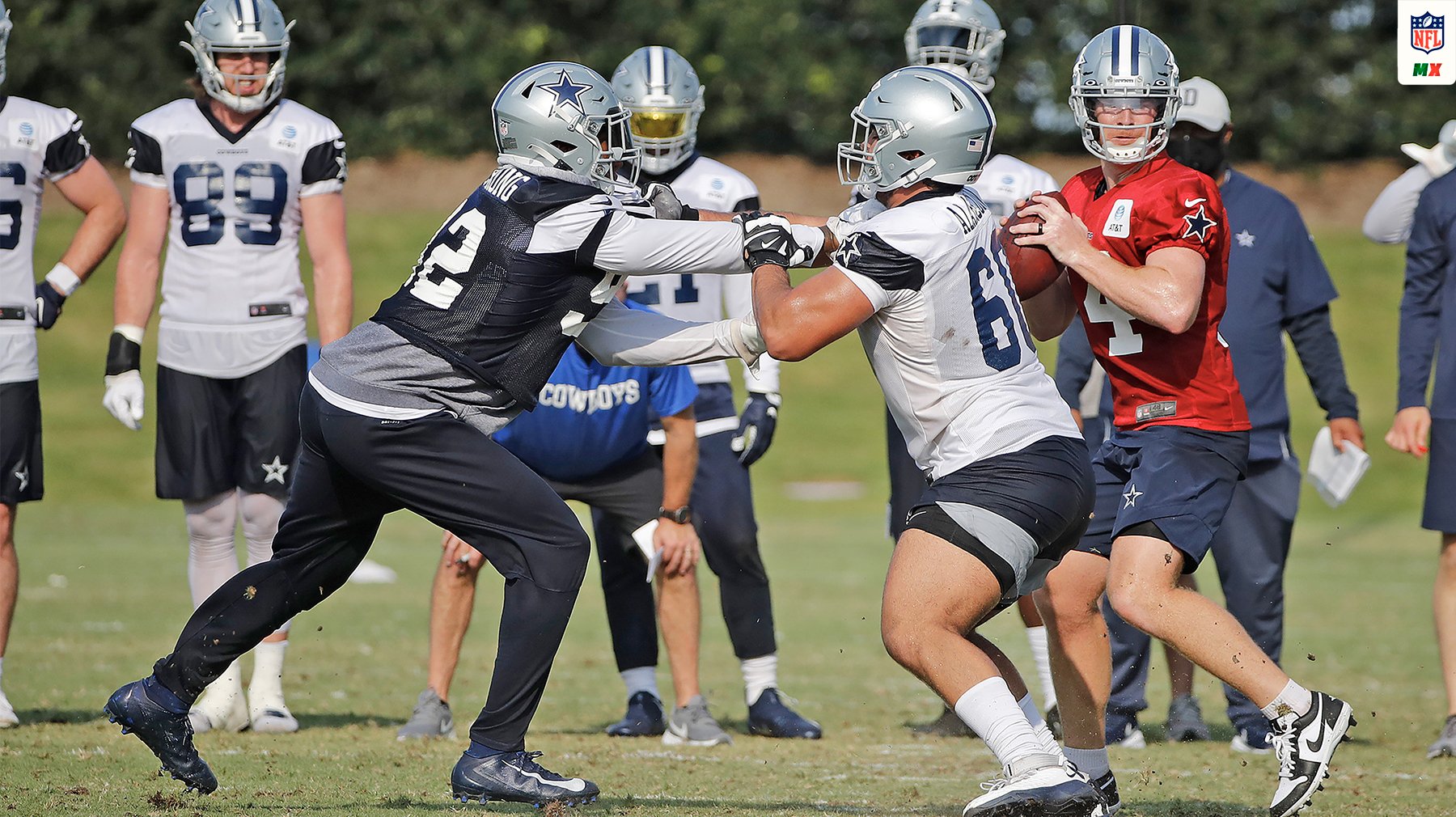 Entrenamiento Vaqueros de Dallas.