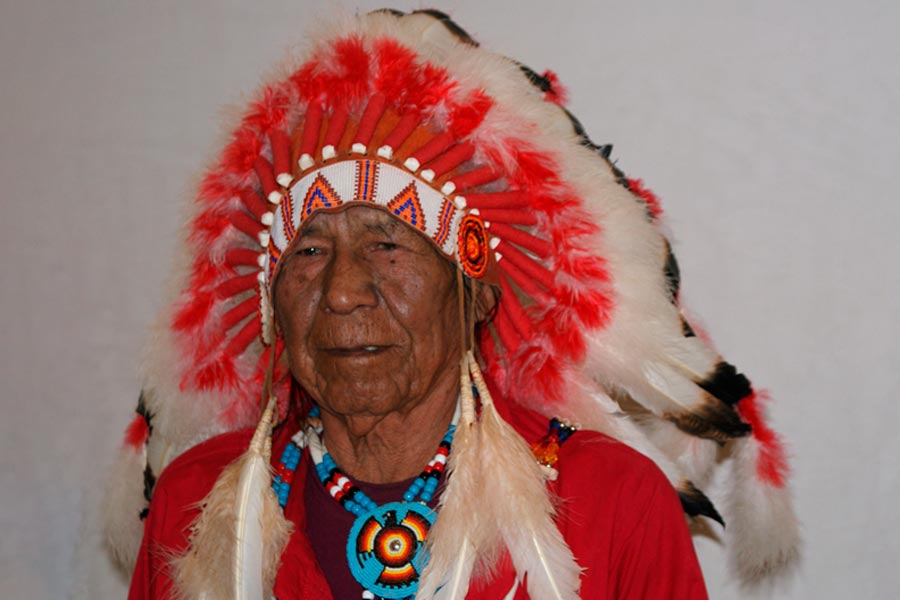 Jefe de la tribu Kikapu