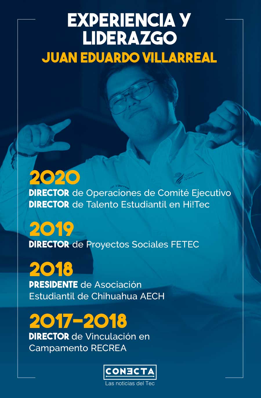 Juan Villarreal infografía logros