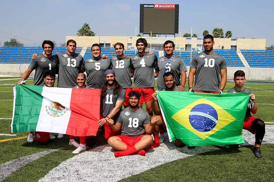 Jugadores colegiales que participaron en el Combine México 2021.